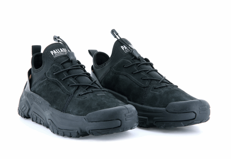 Black Off-Grid Lo Leather Palladium