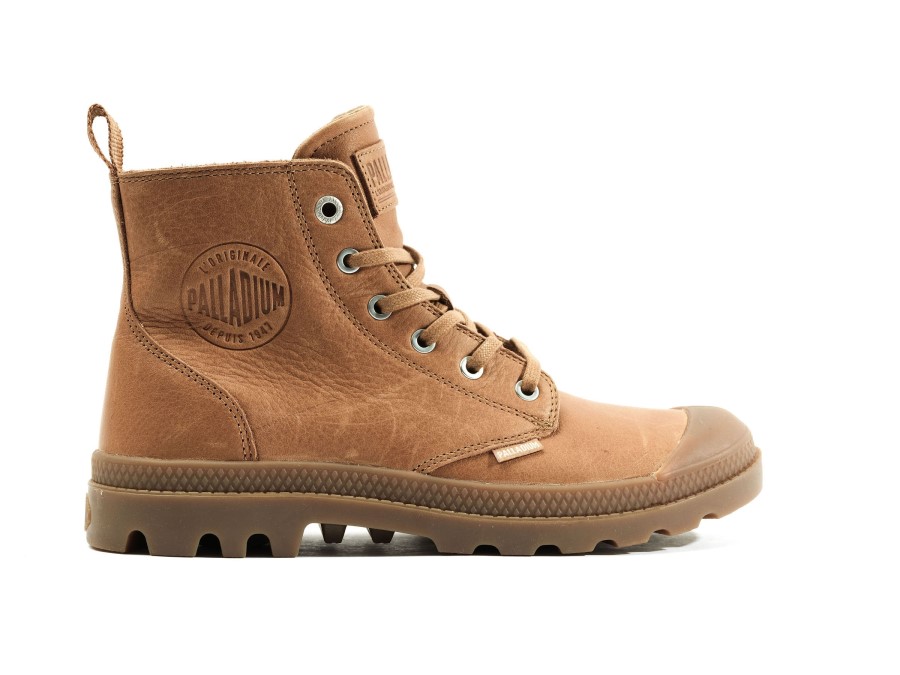 Dear Brown Palladium Pampa Hi Zip Lth Ess
