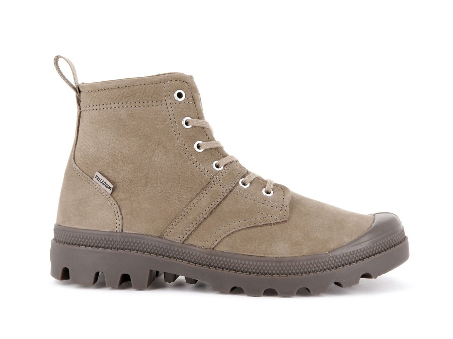 Pallabrousse Hi Waterproof Palladium Bone Brown