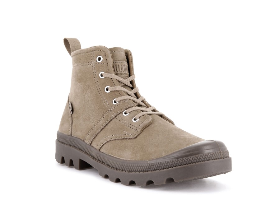 Pallabrousse Hi Waterproof Palladium Bone Brown