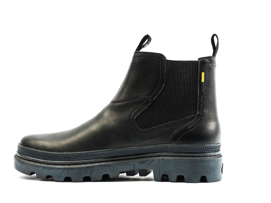 Palladium Black Pallatrooper Che Leather