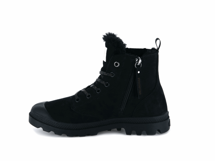 Palladium Black Pampa Hi Zip Wl
