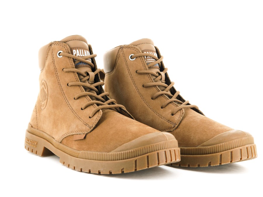 Palladium Mahogany Sp20 Cuff Leather Waterproof