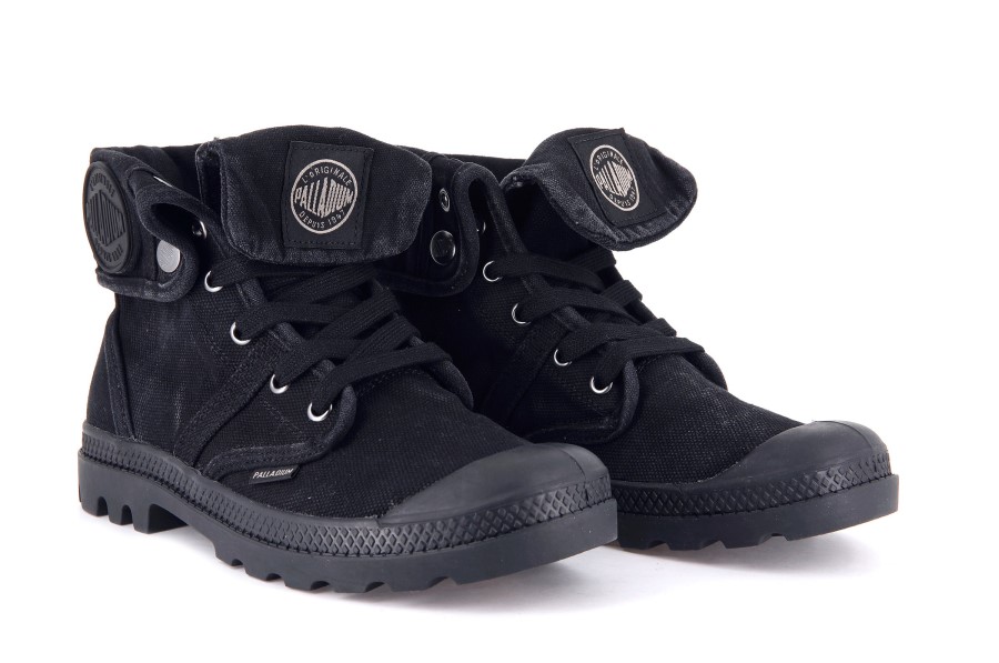 Palladium Womens Pallabrousse Baggy Black-Metal