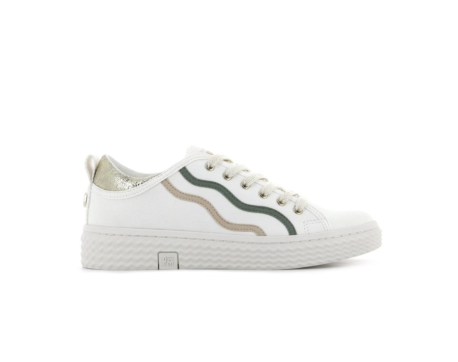 White-Khaki Tempo 02 Cvs Palladium