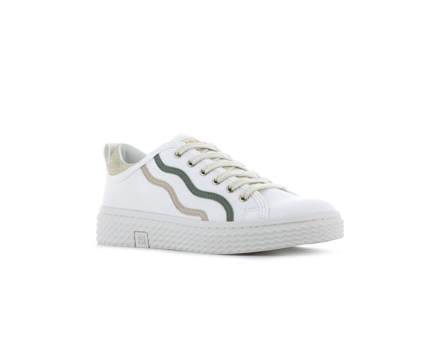 White-Khaki Tempo 02 Cvs Palladium