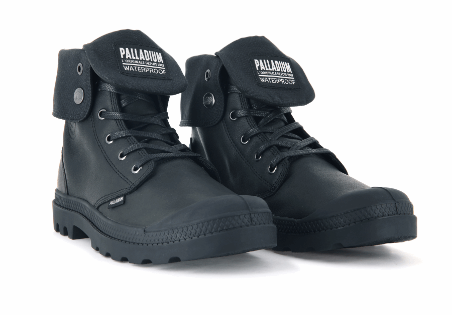 Palladium Baggy Leather Ess Wp Black