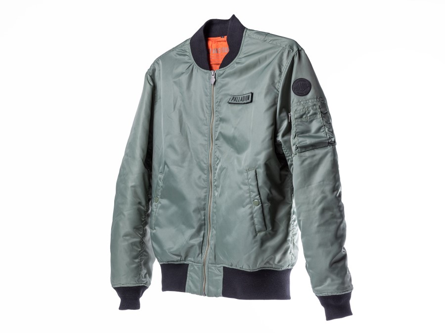 Palladium Mens City Flight Jacket Seaspray