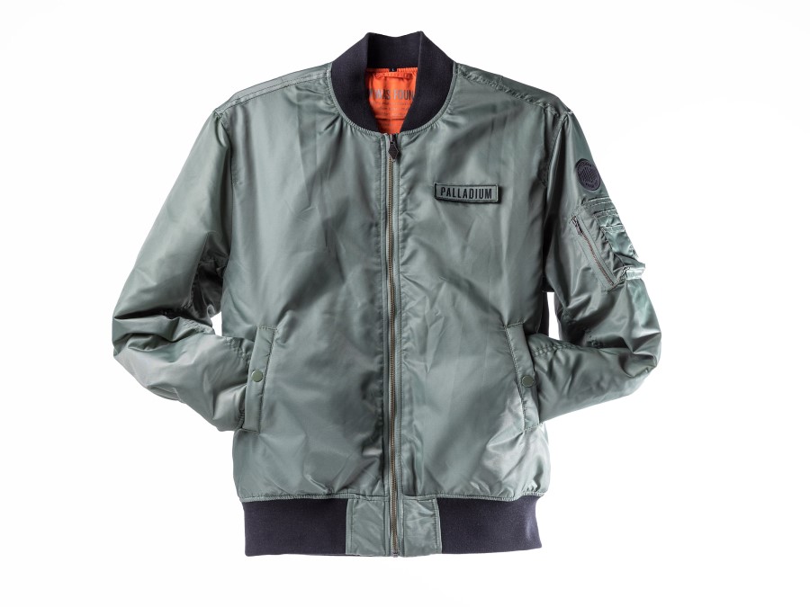 Palladium Mens City Flight Jacket Seaspray