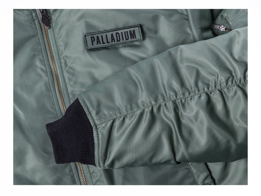 Palladium Mens City Flight Jacket Seaspray