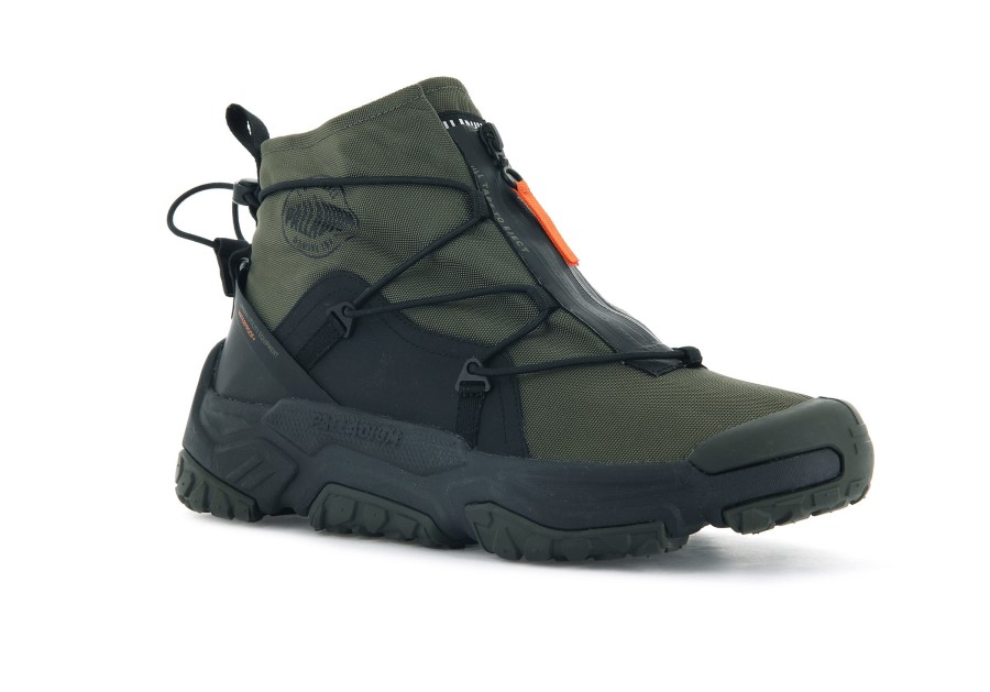 Palladium Off-Grid Hi Zip Waterproof Olive Night