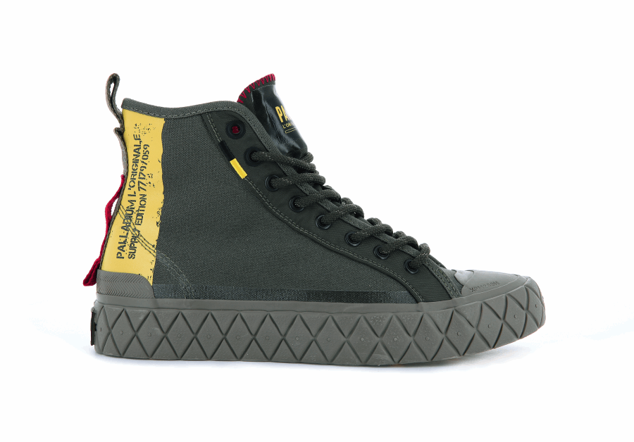 Palladium Palla Ace Supply Mid Olive Night