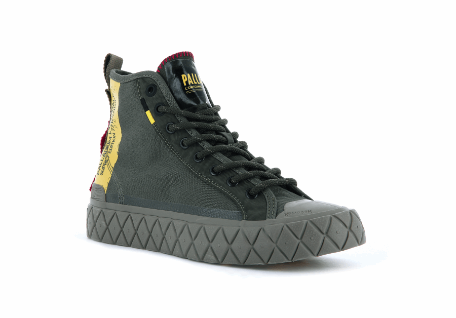 Palladium Palla Ace Supply Mid Olive Night