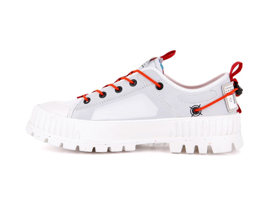 Palladium Pallashock Lo Ticket To Earth Star White