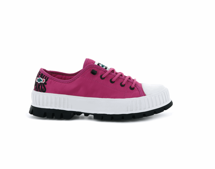 Palladium Pallashock Low By Kenzo Pink