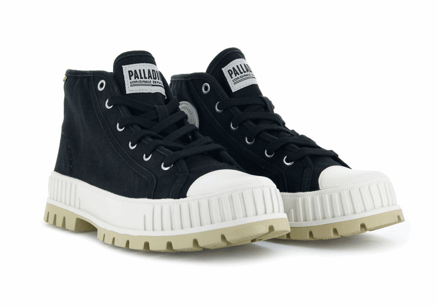 Palladium Pallashock Mid Og Black White