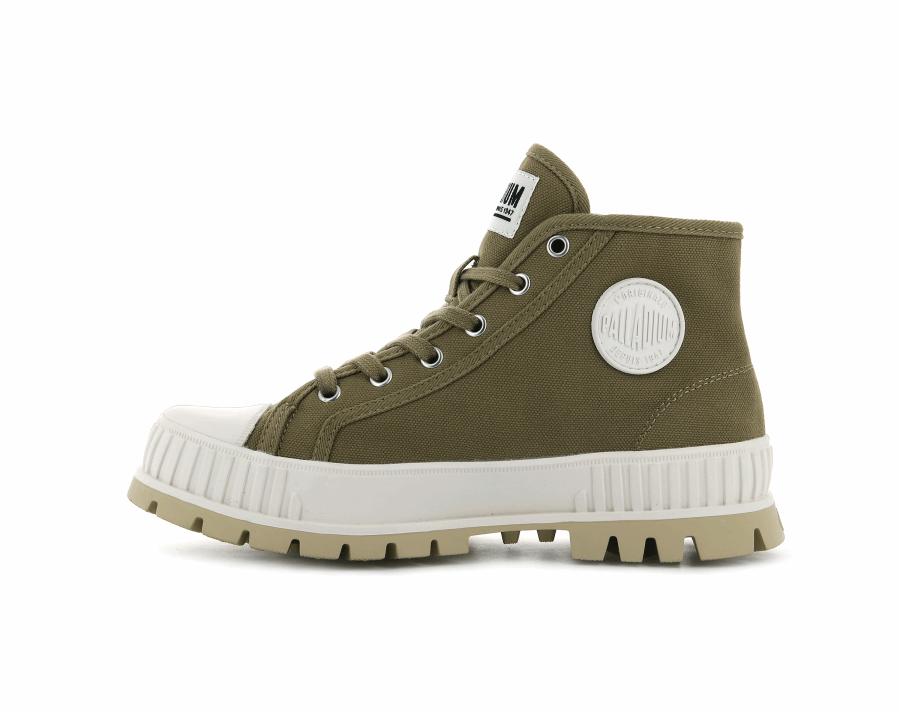 Palladium Pallashock Mid Og Olive