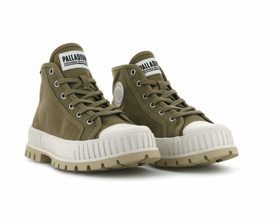 Palladium Pallashock Mid Og Olive