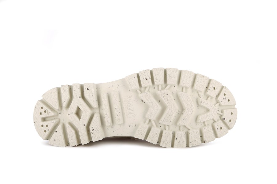 Palladium Pallashock Mid Organic Star White