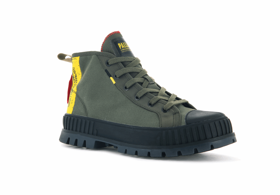 Palladium Pallashock Supply Hi Olive Night