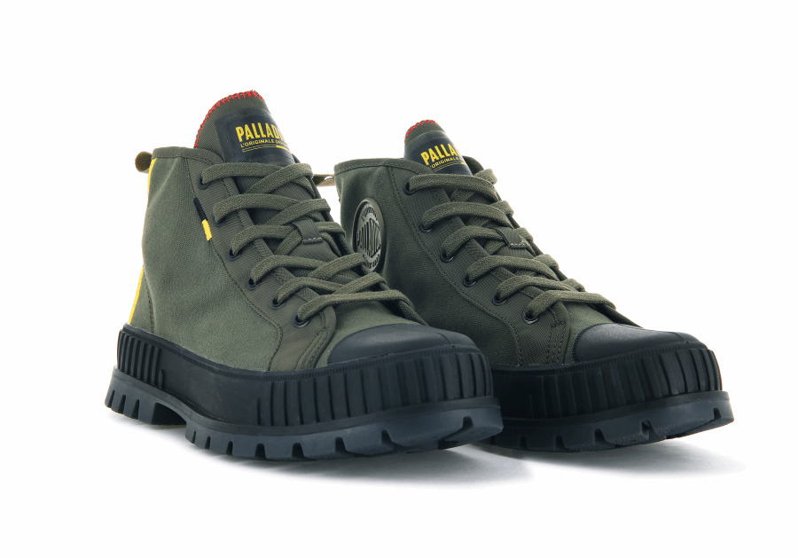Palladium Pallashock Supply Hi Olive Night