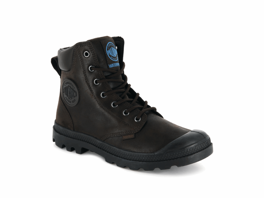 Palladium Pampa Cuff Wp Lux Chocolate