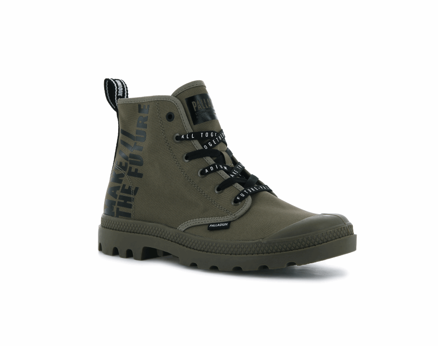 Palladium Pampa Hi Future Dusky Green