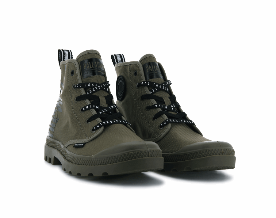 Palladium Pampa Hi Future Dusky Green