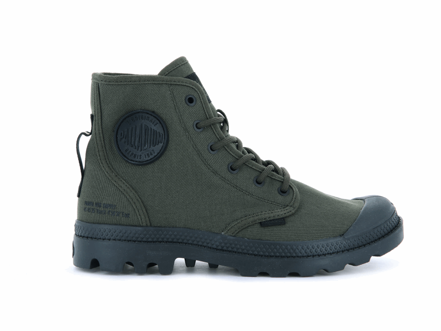 Palladium Pampa Hi Htg Supply Olive Night