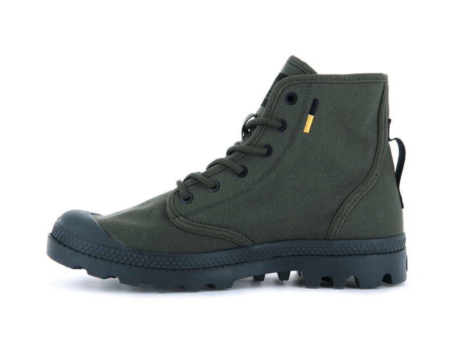 Palladium Pampa Hi Htg Supply Olive Night