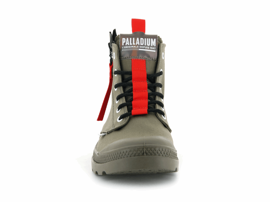 Palladium Pampa Hi Ticket To Earth Dusky Green
