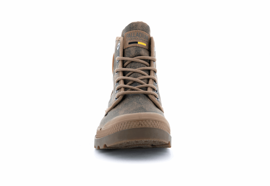 Palladium Pampa Hi Wax Espresso