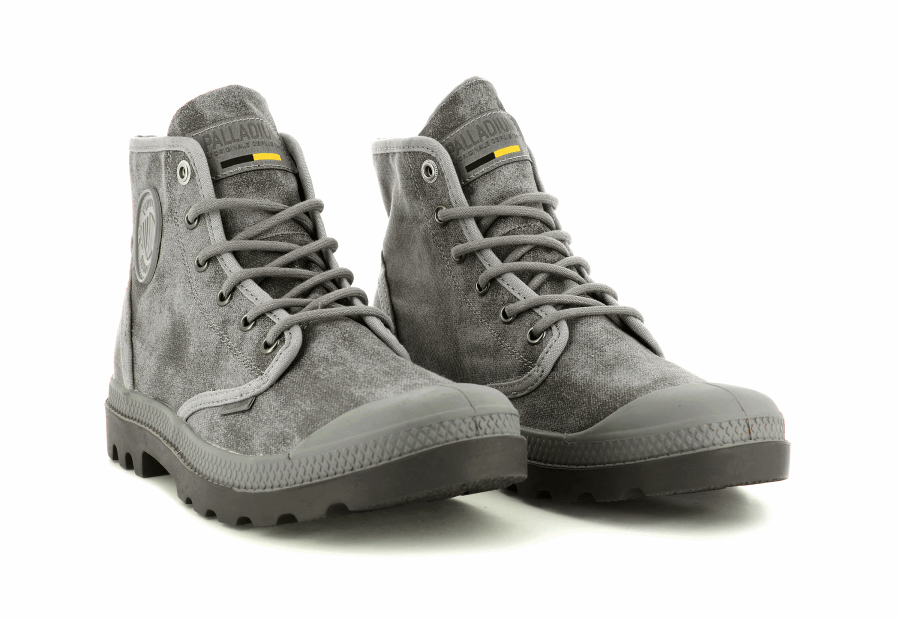 Palladium Pampa Hi Wax Moon Rock