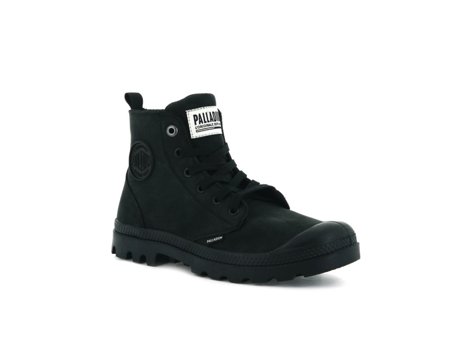 Palladium Pampa Hi Zip Nubuck Black