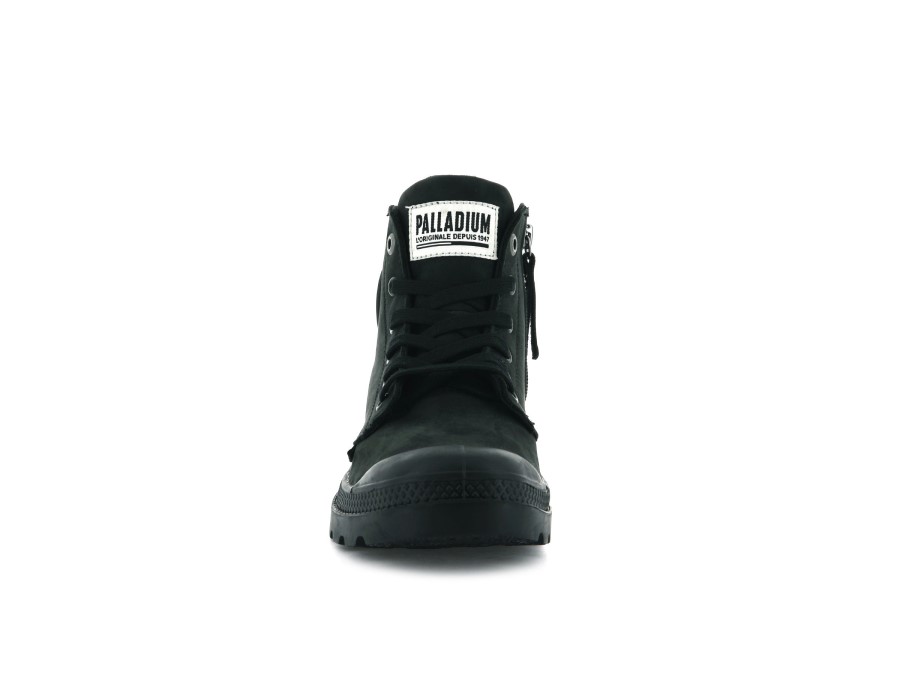 Palladium Pampa Hi Zip Nubuck Black