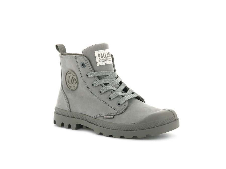 Palladium Pampa Hi Zip Nubuck Moonrock