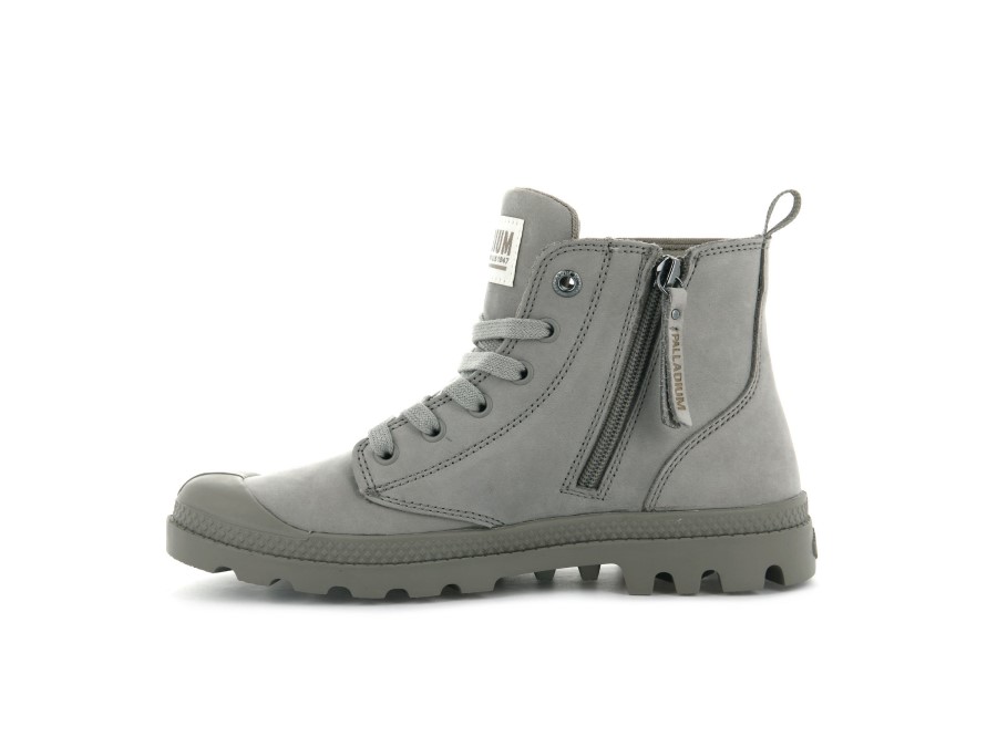 Palladium Pampa Hi Zip Nubuck Moonrock