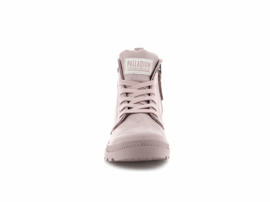 Palladium Pampa Hi Zip Nubuck Rose Smoke