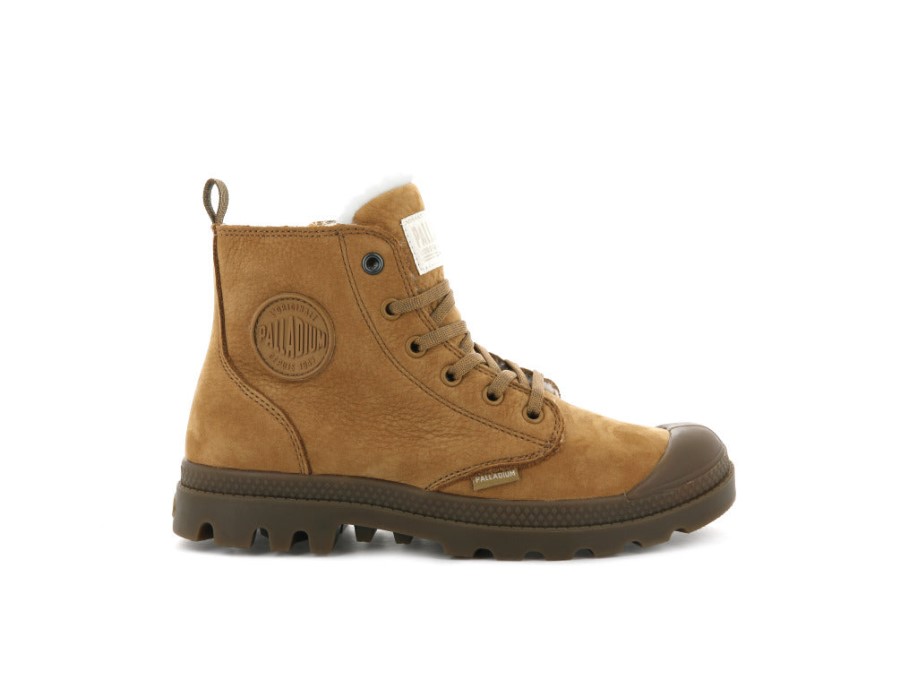 Palladium Pampa Hi Zip Wl Amber Gold