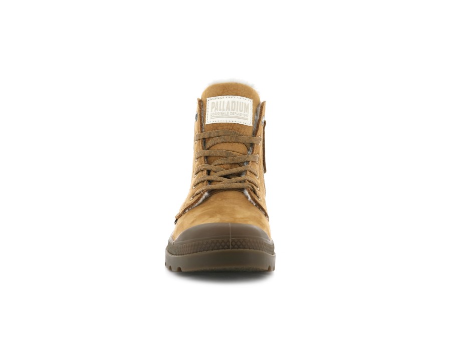 Palladium Pampa Hi Zip Wl Amber Gold