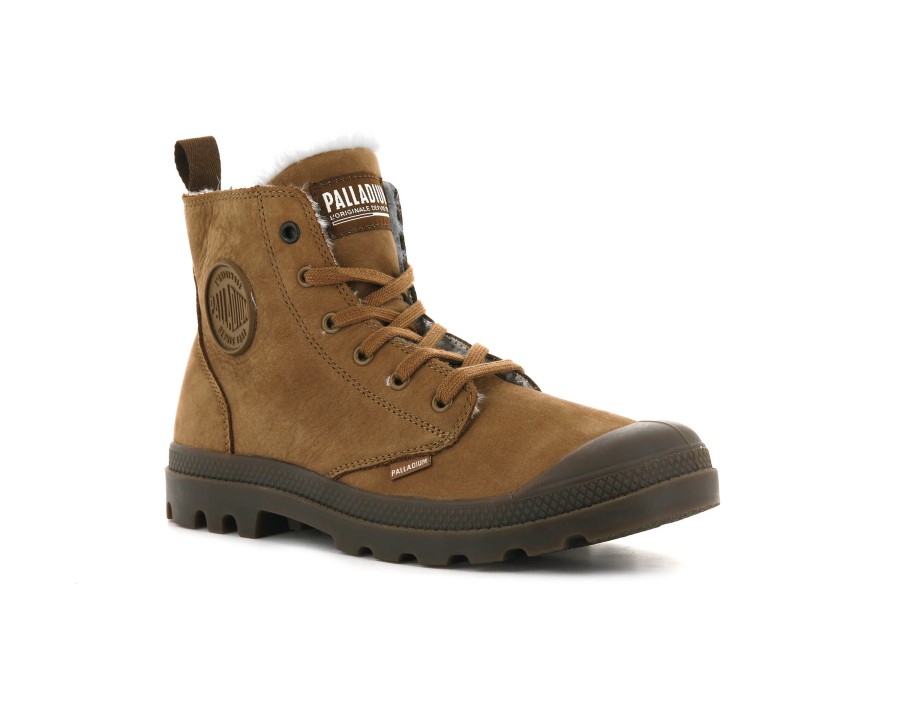 Palladium Pampa Hi Zip Wl Mahogany