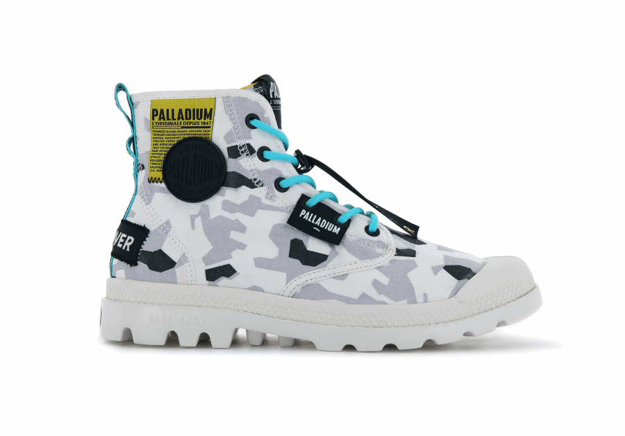 Palladium Pampa Lite Overlab Camo Glacier Gray Camo