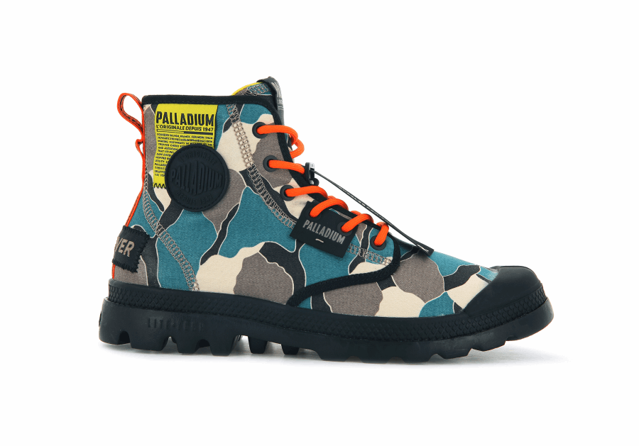 Palladium Pampa Lite Overlab Camo North Sea Camo