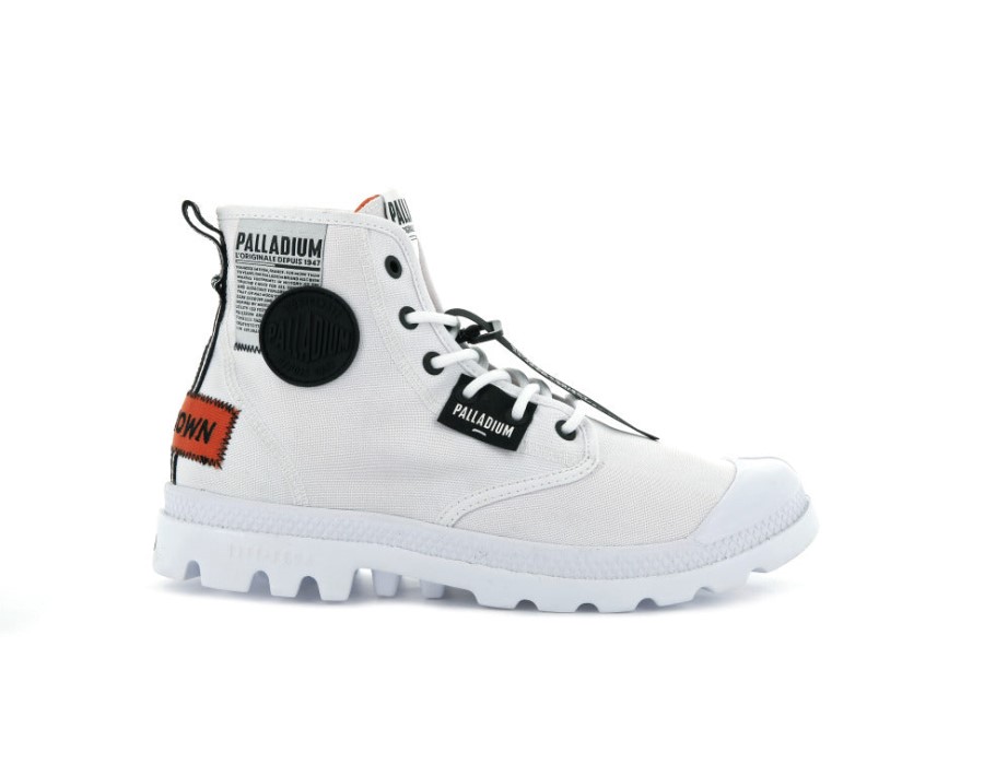 Palladium Pampa Lite Overlab White