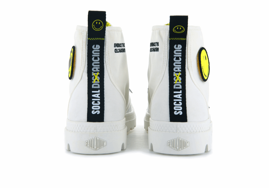 Palladium Pampa Smiley Change Star White