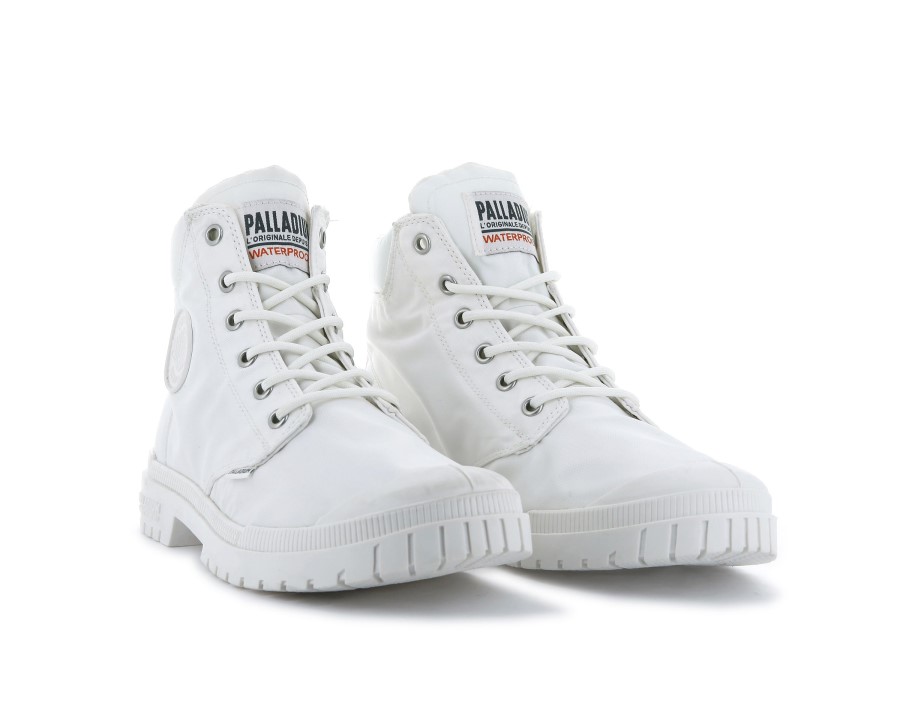 Palladium Pampa Sp20 Cuff Wp Star White