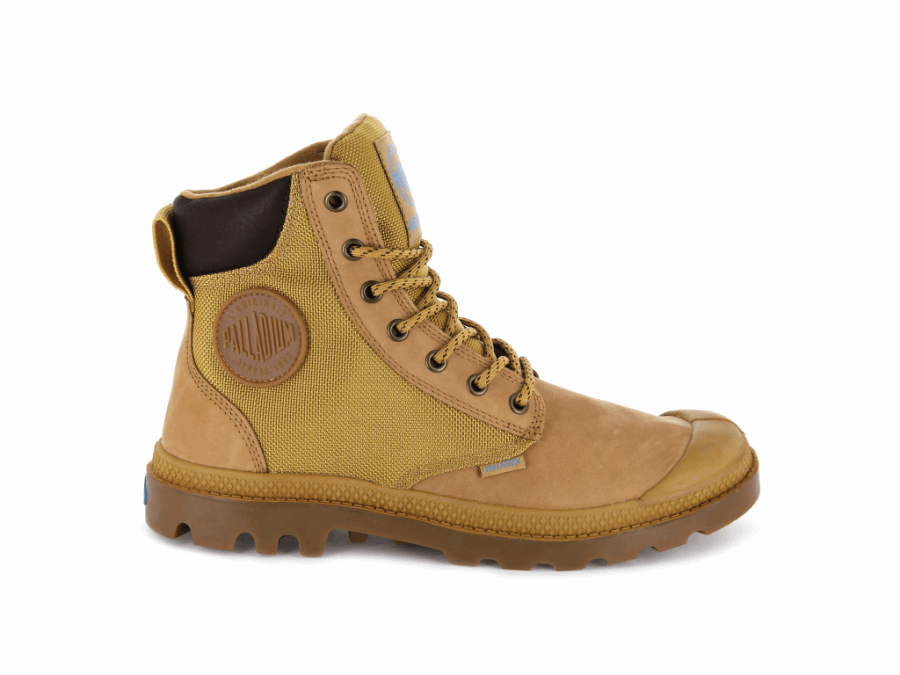 Palladium Pampa Sport Cuff Wpn Amber Gold Mid Gum