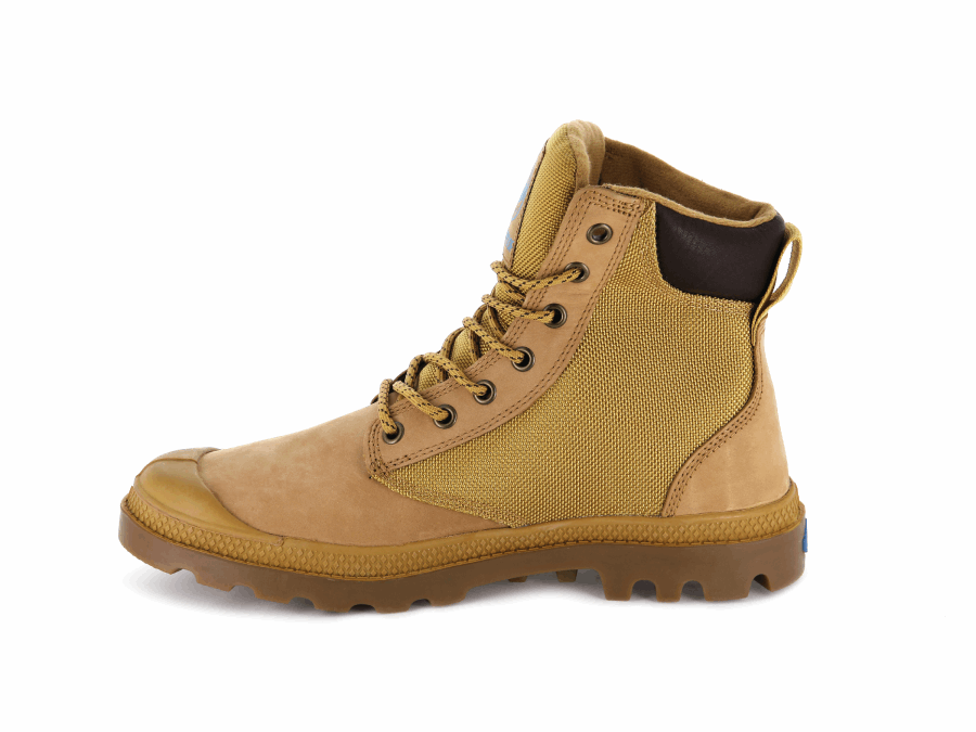 Palladium Pampa Sport Cuff Wpn Amber Gold Mid Gum
