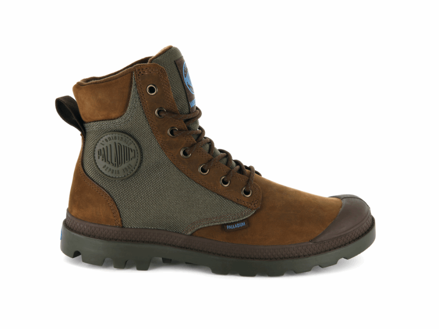 Palladium Pampa Sport Cuff Wpn Bridle Brown Moon Mist