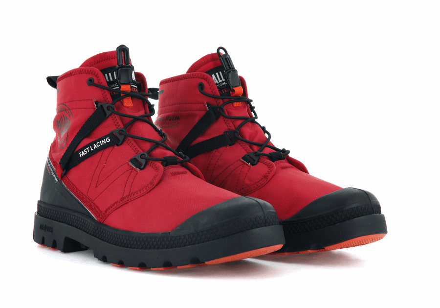 Palladium Pampa Travel Lite Waterproof Red Salsa